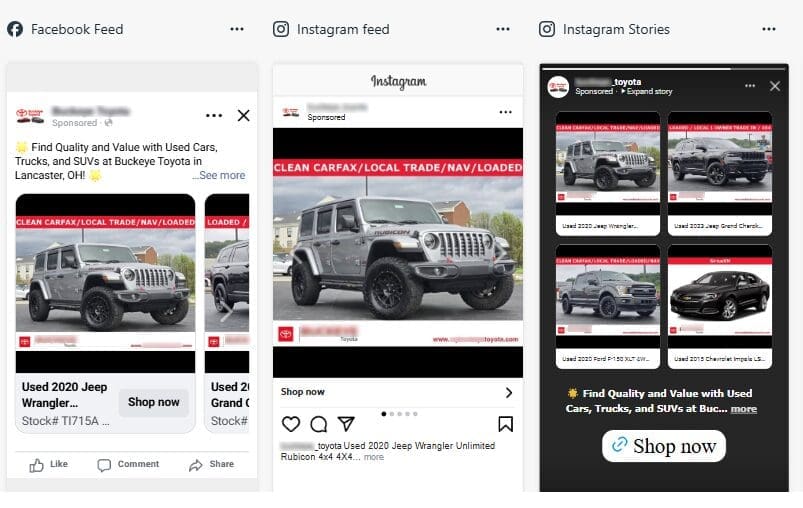 Facebook AIA1 Used Car Facebook Automotive Inventory Ads